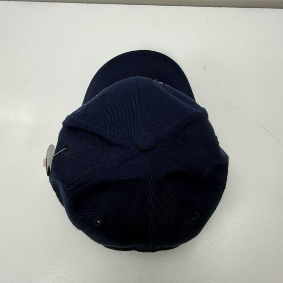 FDNY Hat Cap Blue Red NY Fire Dept Strapback Adjustable Embroidered Wool NWT - Picture 9 of 12